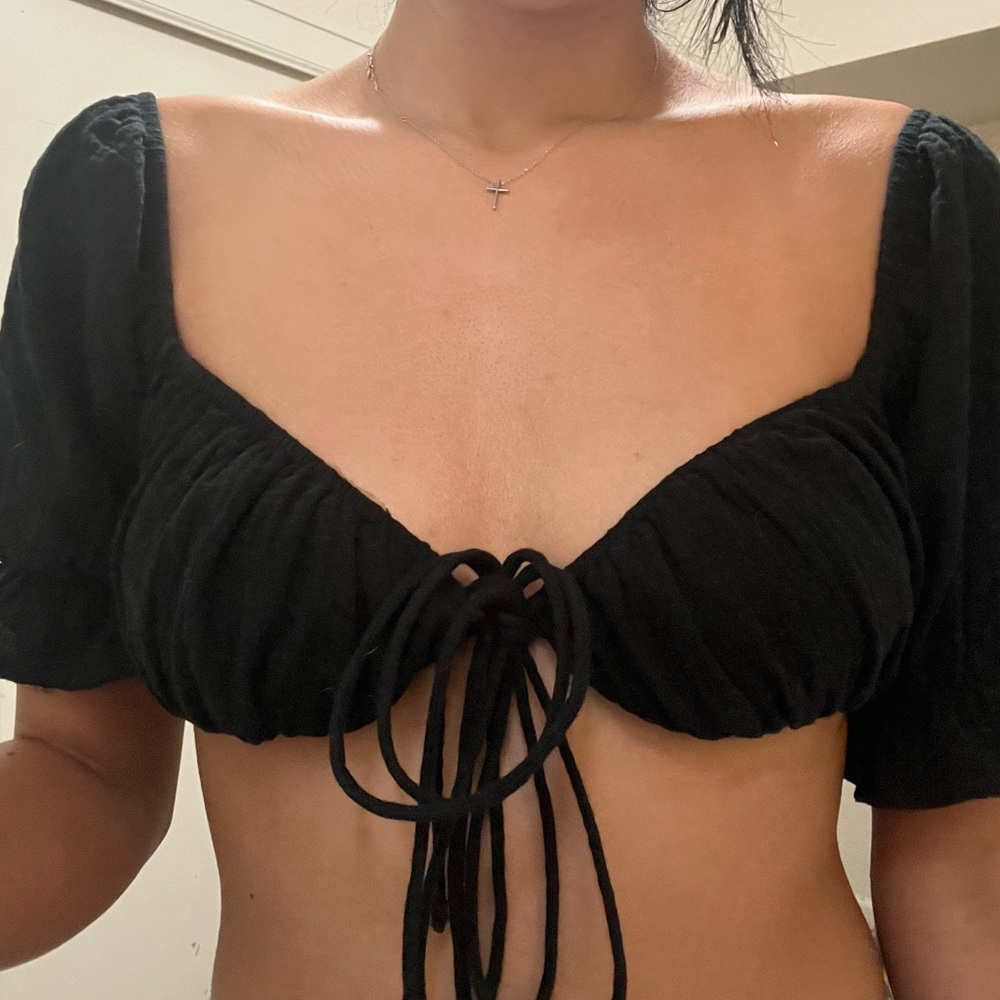 Cute black dress too